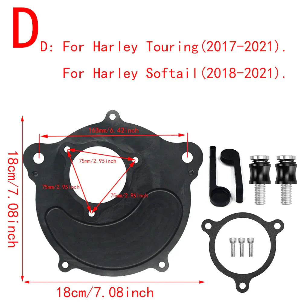 RSD Turbine Clarion Air Cleaner Matte Black Intake