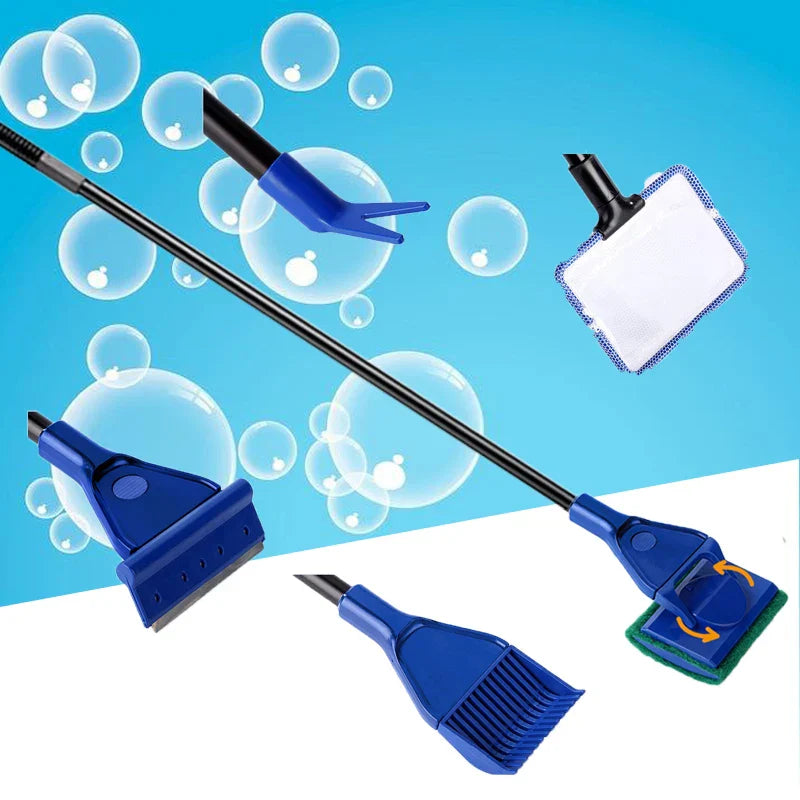 6-IN-1 Aquarium Cleaning Tools Kits Fish Tank Clean