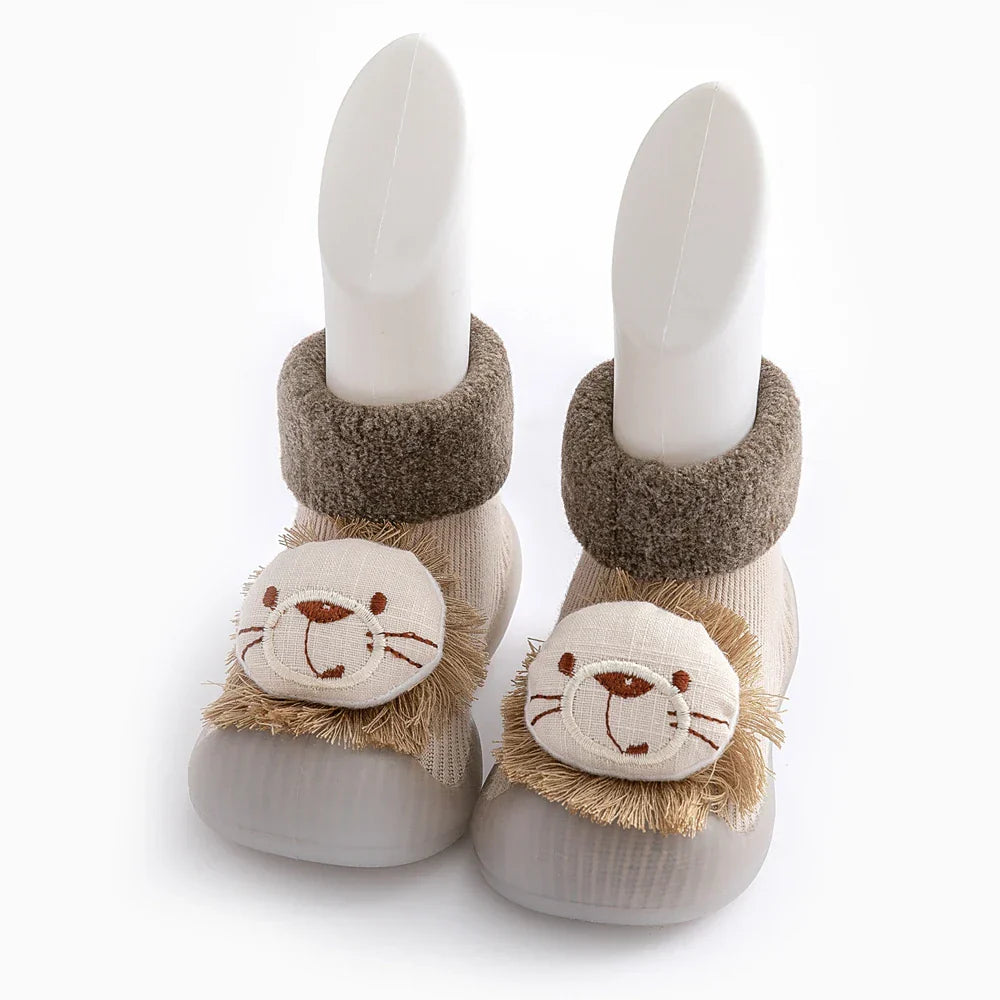 baby sock shoes for winter thick cotton animal