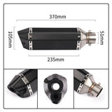 Slip on 51mm Motorcycle Exhaust System Muffler Escape