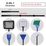 6-IN-1 Aquarium Cleaning Tools Kits Fish Tank Clean