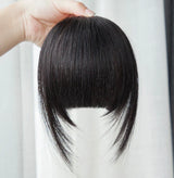 Isheeny Human Hair Bangs 3 Clips In Black