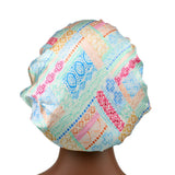Wide Dome Satin Bonnet For Women Silky Head