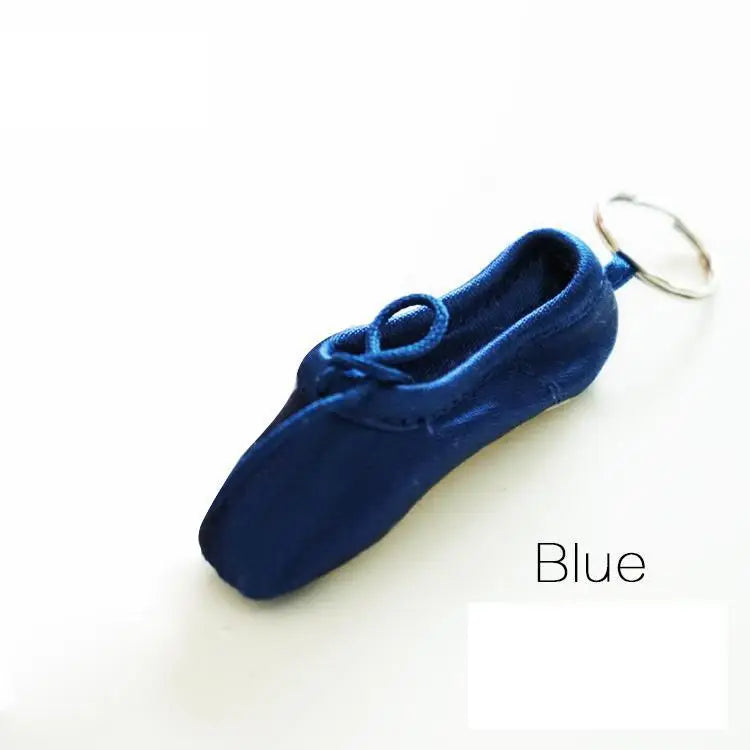 Handmade Mini Ballet Shoe Ballet Keychain Gift Satin