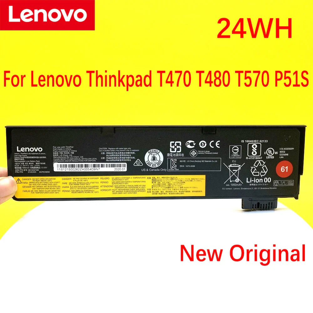 NEW Original Laptop Battery For Lenovo ThinkPad T470