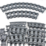 MOC City Train Track Straight Curve Soft Track