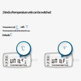 Digital LCD Engine Temperature Gauge OverTemperature Alert with