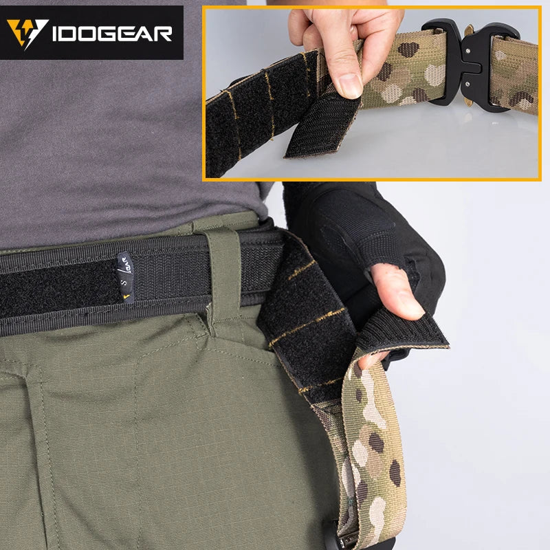 IDOGEAR Tactical 2 inch Combat Belt Quick Release