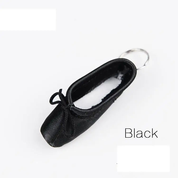 Handmade Mini Ballet Shoe Ballet Keychain Gift Satin