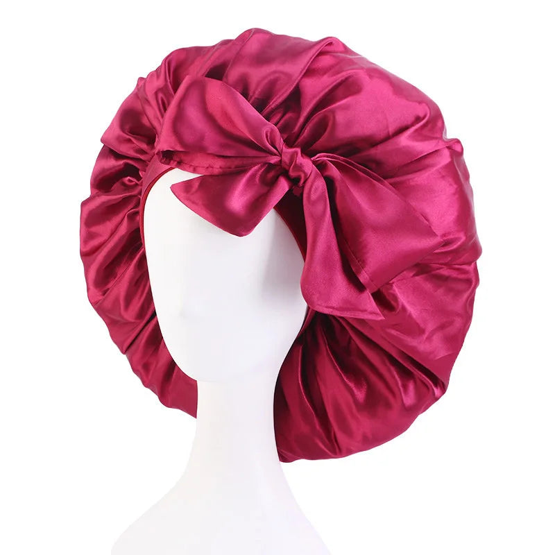 New Extra Large Bow Scarf Cap Bath Cap
