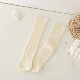 5 Pairs/Lot Baby Girls Knee High Socks Kids