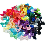 80PCS Baby Girls Hair Ties 2Inch Grosgrain Ribbon