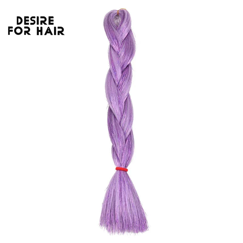 Desire for Hair 5Packs Synthetic Braiding Hair Christmas