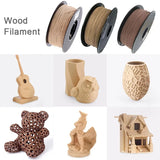 3d Printer Filament 250g/500g Wood PLA 1.75mm Light