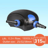 High-lift and large-flow aquarium fish pond pumping cycle