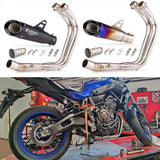 For Yamaha MT07 FZ07 Motorcross Exhaust Front Pipe