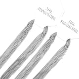 LUXUKISSKIDS 1mm Round Snake Chains Wholesale 10pcsPack Necklaces