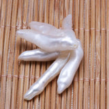 Natural Freshwater Pearl Pendant Punch Loose Beads Irregular