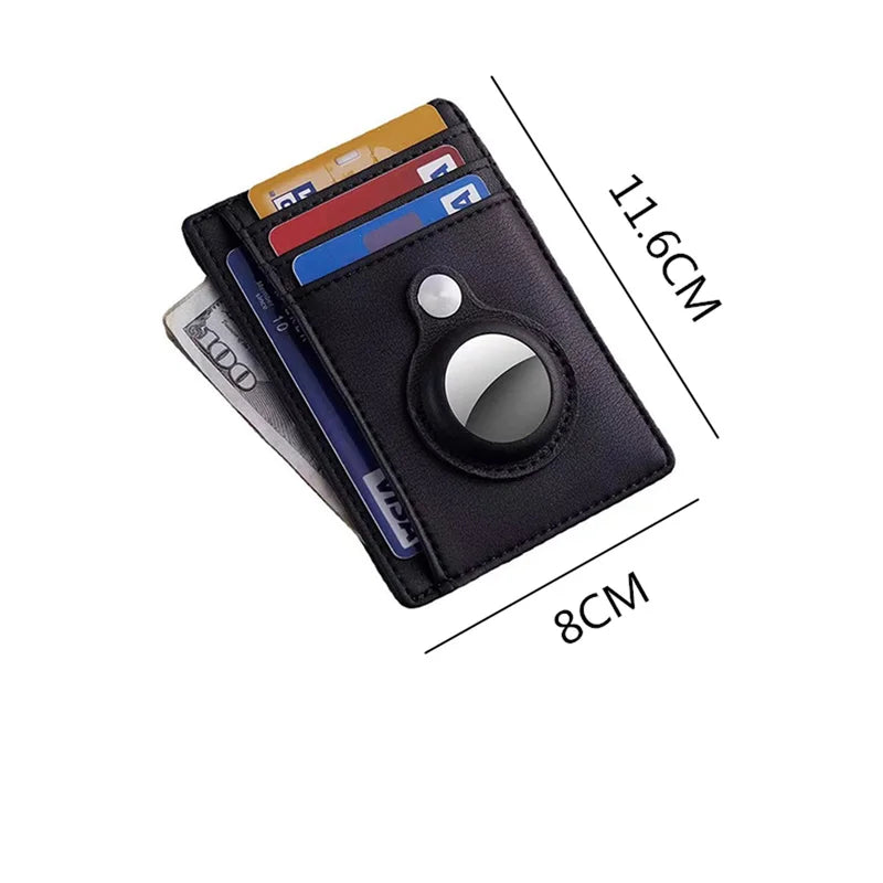 2021 AirTag Wallet – Slim RFID Card Holder with Shockproof Design