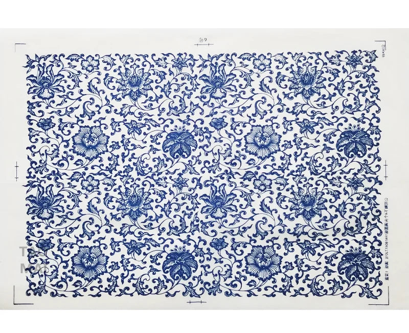 Pottery ceramics clay Transfer paper glaze underglaze flower