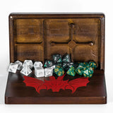 2 in 1 Rectangle Wooden Dice Case &