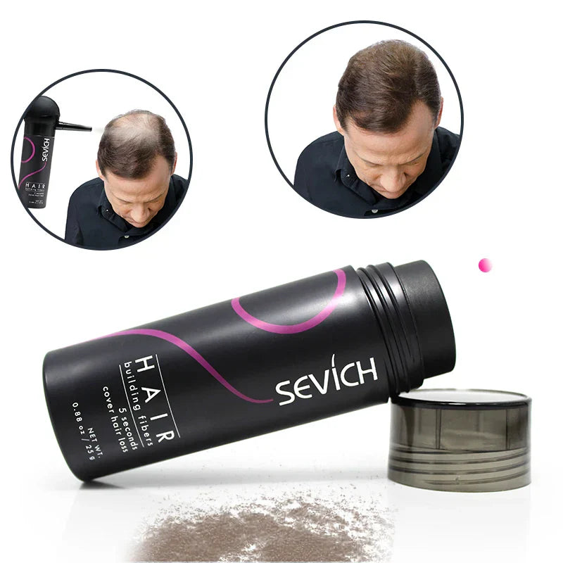 Sevich 125g Hair Fibers 10 Color Keratin Hair