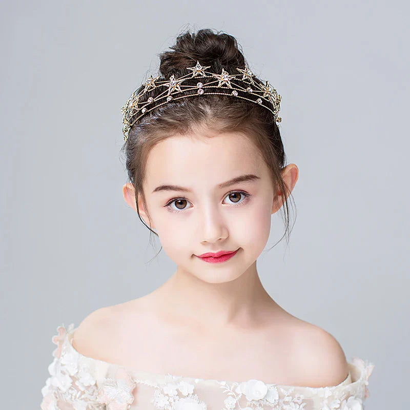 New Silver Color Gold Handmade Headbands Pearls Crystal