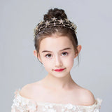 New Silver Color Gold Handmade Headbands Pearls Crystal
