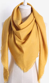 2024 New Fashion Winter Warm Triangle Scarf For