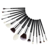 Jessup Makeup Brushes Set Synthetic-Natural Hair Foundation Powder