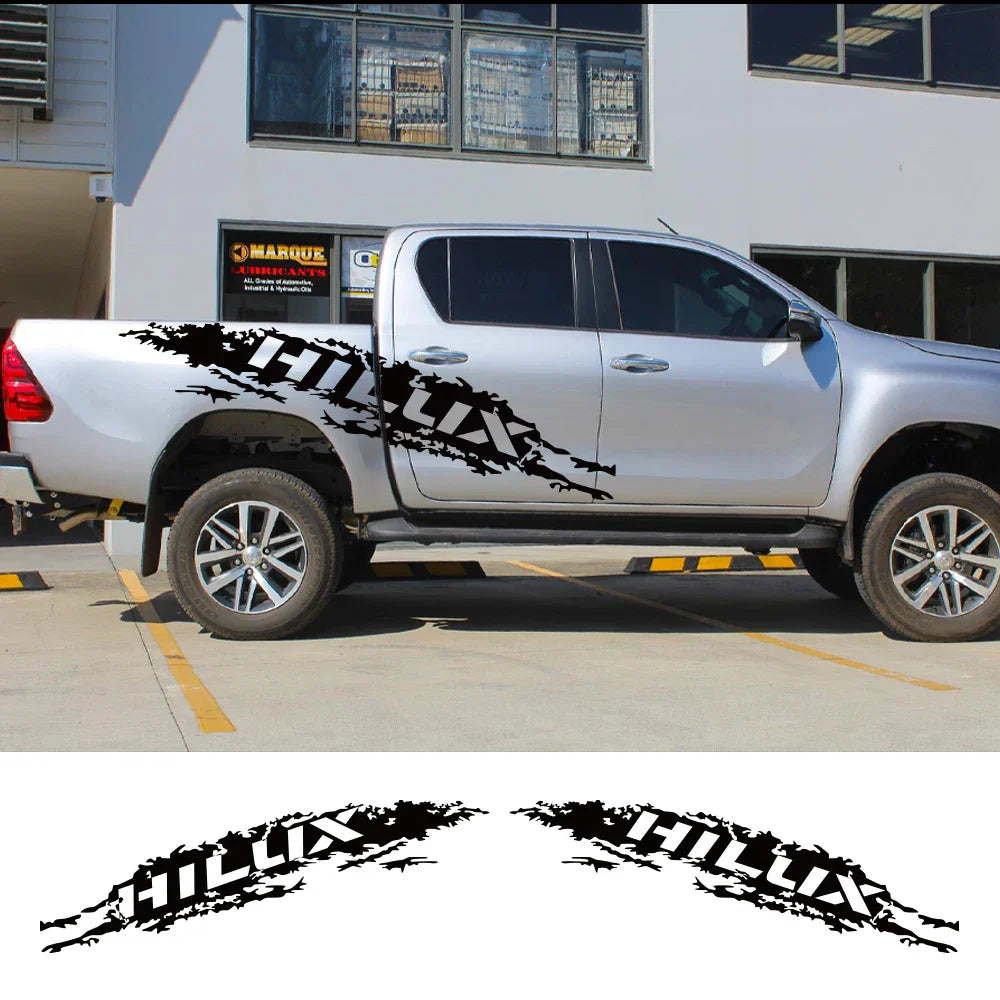 2PCS Body Side Stickers for Toyota Hilux Revo Vigo