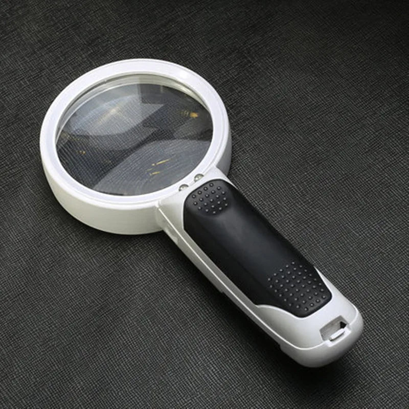 5 Times Optical Magnifying Glass With LED Lights