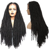 SOKU Braided Wig Middle part Lace Wig With