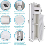 BluesdeSmall Bathroom Corner Floor Cabinet Toilet Vanity Cabinet