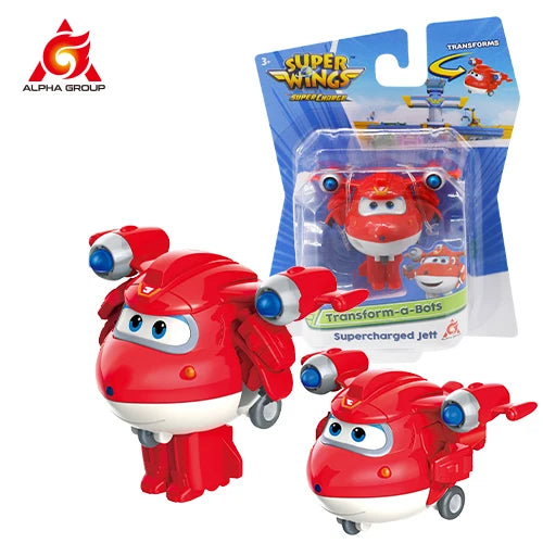 Super Wings S5 2" Mini Transforming Deformation Transform-a-Bots