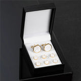 Metal Cufflinks For Mens Luxury Quality Vintage Man