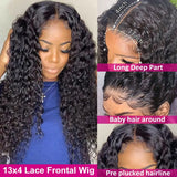 Deep Wave Frontal Wig 13x4 13x6 Hd Transparent