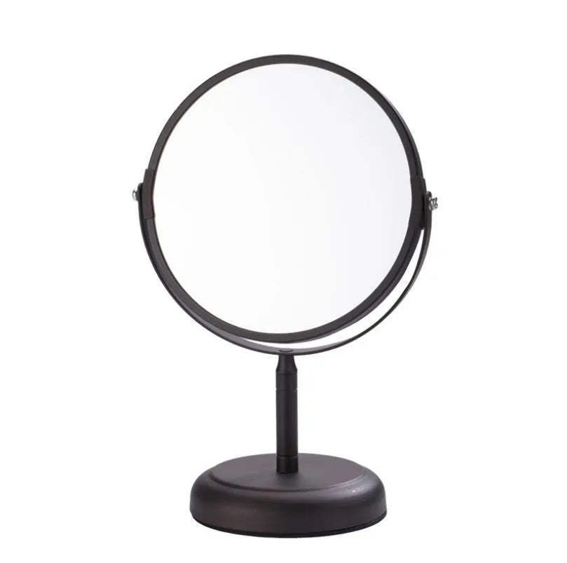 7 inch Desktop Makeup Mirror 2-Face Metal 5X