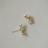 925 Sterling Silver 14K Gold Plated Earrings for