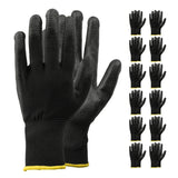 nylon safety coating gloves gardening work protection construction