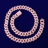 Bubble Letter Miami Cuban Link Chain for Men