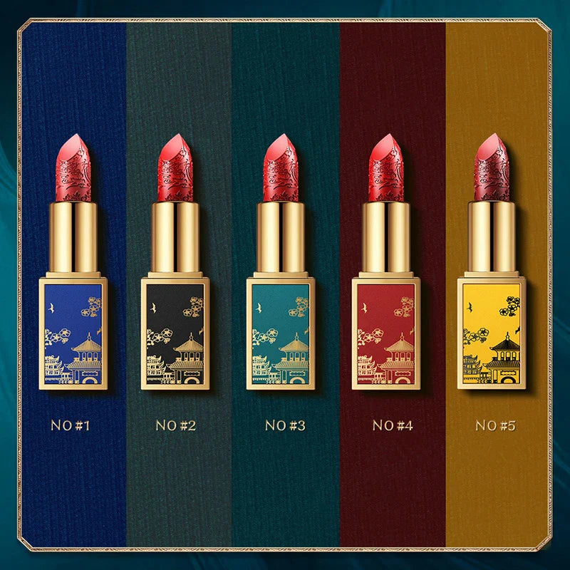 New China's Style Silky Matte Lipstick Makeup Set