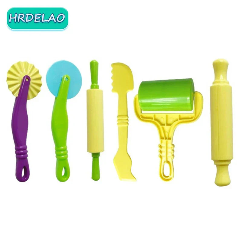 6pcs DIY Slimes Play Dough Tools Sets Accessories