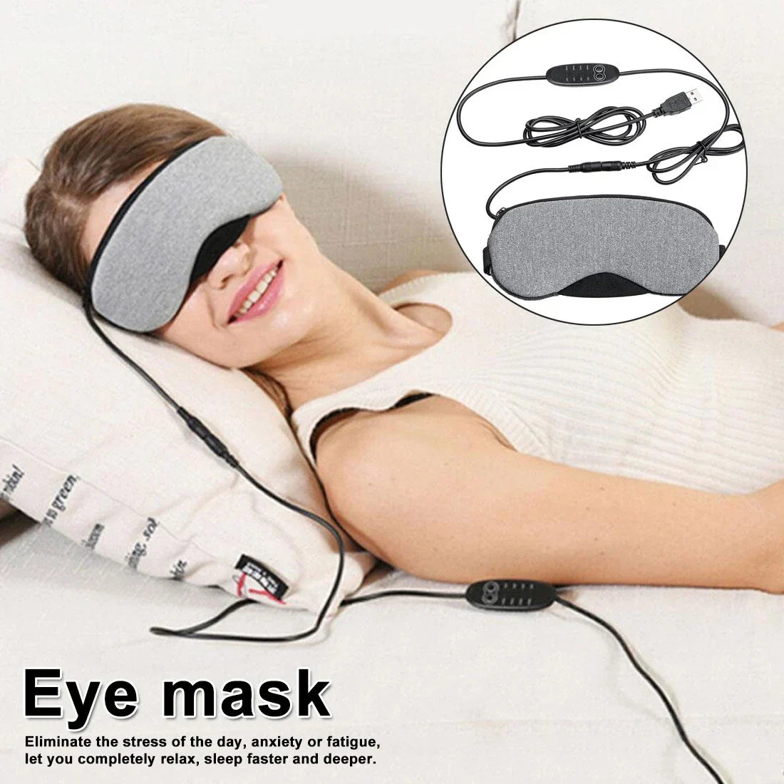 1pcs New Temperature Control Heat Steam Cotton Eye