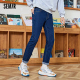 SEMIR Jeans Men Solid Retro Hong Kong Style