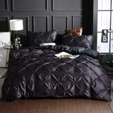 Silk Washed Bedding set Luxury Duvet Cover Double