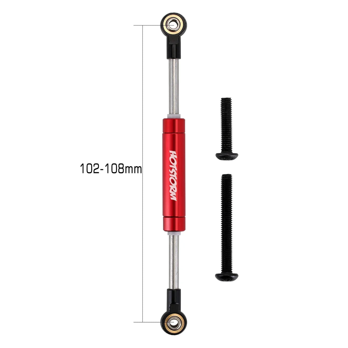 INJORA 1PCS 72-102mm Adjustable Servo Steering Link 1/10