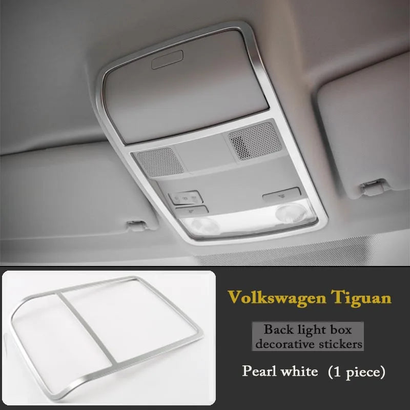 ABS Chrome Reading Lights Lamp Trim Cover Car