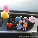 Car Air outlet clip Decoration Cute Cartoon Couples