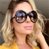 Trendy Big Frame Sunglasses Women Oversized Butterfly Ladies